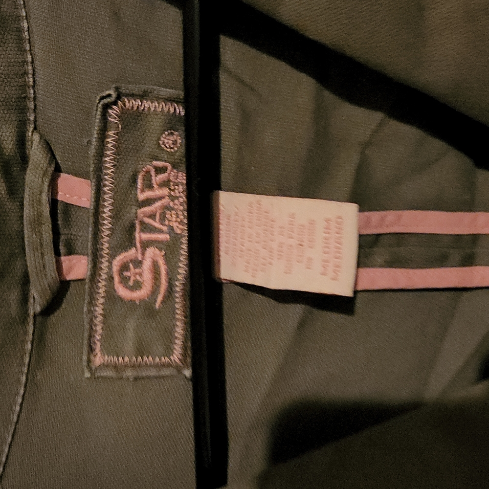 Star jeans green short jacket size m